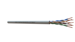 Communication cable symmetrical for digital transmission systems type U/UTP