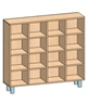 Cabinets for pots type 1