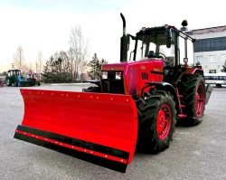 Machinery for road and municipal services UDKM-5 on the basis of wheeled tractor Belarus 1221.3, with attachment: mouldboard y