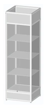 Display case 600 x 500 x 2000