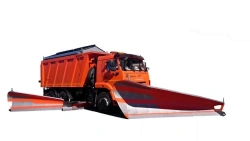 Road combined sweeping machine DMK-55D on the basis of vehicle KAMAZ 6522-53