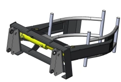Replacement implement for PKU-0,8 multipurpose agricultural loader: PKU-0,8-18 multipurpose grapple.
