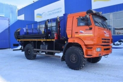 Unit for well dewaxing (ADPM), UZST brand, type 6891-28 on KAMAZ 43502-D5 chassis.
