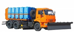 Combination machine KO-829B, type KO-829B, modification KO-829B, base chassis: KAMAZ-65115-A5, KAMAZ-65115-50.