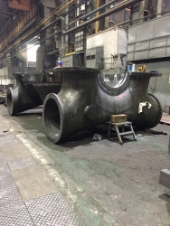 CSD (medium pressure cylinder) complete with locking and regulating valves for steam turbine K-830-240-5M of "Sur" project