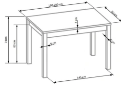Desk model "Danver OBST-4"