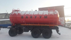 Vacuum cleaning slurry tanker trailer 4671S3-40