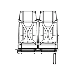 Passenger seat DS15.6840.014-202