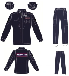 Tactical summer suit for employees of internal affairs bodies of the Russian Federation