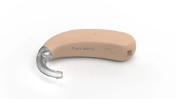 Programmable digital behind-the-ear hearing aid "Runa L" in "Runa L 24SP FL" version