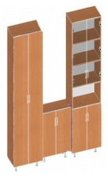 Set of furniture for teaching aids (of three modules) art.U.01.02