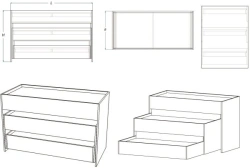 Three-tier bed (series K.3)
