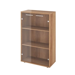 KC36 Low cupboard with glass 700x338x1135 (KC13+KC40*2+DB48*2)