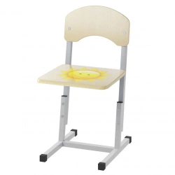 Children's chair on metal frame adjustable No. 1-3