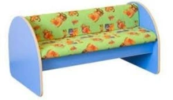 Sofa on wooden frame