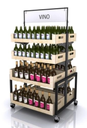 Wine rack mobile Modera series 900x860x1680