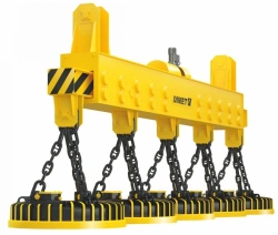 Lifting electromagnet EMG 115SM with lifting beam