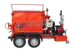 Equipment for construction and repair of asphalt-concrete and artificial road surfaces Bastion LA-01