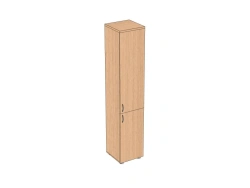 Document cupboard 2 doors, high, narrow 400*402*2025 mm ApShD2-4