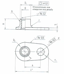 Self-locking nuts OST 1 33077-80