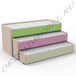 3-drawer bedside table
