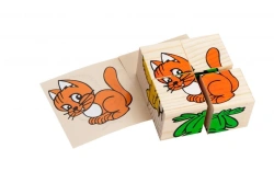 Animal Pattern Cubes (4 pieces) Item No. 3333-1