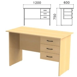 Wooden table for educational institutions model: desk No. 23