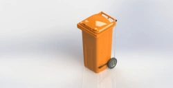 Mobile waste bin 120l Art.23.C21 (20.801.30.PE; 21.051.30.T)