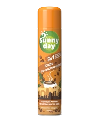 Sunny Day Air Freshener "Invigorating Coffee" in aerosol pack