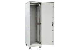 19" 19" floor standing telecommunication cabinet, ??-??-?, front door metal SSD