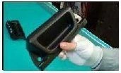 K0 left side sliding door opening handle. vp level2/3