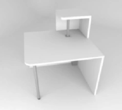 Rack-barrier corner inner "Barrier C+", mark "SPEKTR LLC".