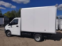 Refrigerator vans for foodstuffs transportation type 2790B modification: 2790B2 on the basis of chassis and T/S GAZ C4 modifi