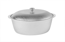 Kukmara TM cast aluminium 4L (uncoated) duck pot with aluminium lid