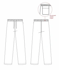 Foodmaker trousers, model 4.364.