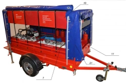 Mobile fire-rescue complex PPSK