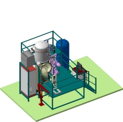 Elevator vacuum double-chamber electric resistance furnace for hardening D-2,2,E-13,5UT-IVT-M