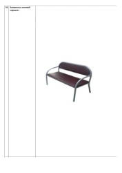 Banquette with backrest "Aristo"