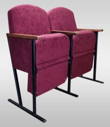 Armchair with metal frame, model "Theatre - H"