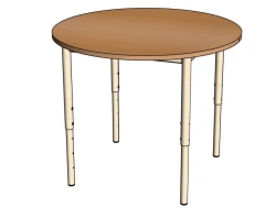 Round table on metal frame/ SD42