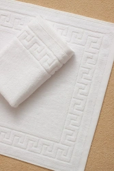 Bleached cotton terry cloth