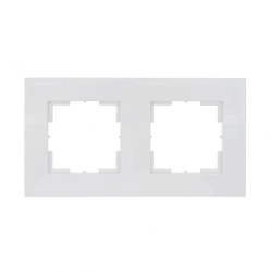 "AKSIOMA" Double frame, colour white