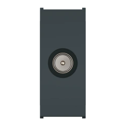 CADUCEUS ALING MODE Flush-mounted aerial socket TV M/F feed-through, 1M, anthracite, Art. 6624.?