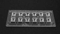 Lens for LED luminaires AMT-HB-173x70-5050-40x60