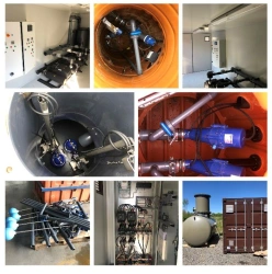 Vacuum sewerage system
