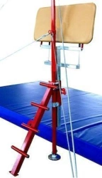 Safety platform for parallel bars