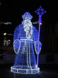 Illuminated figure "Father Frost"