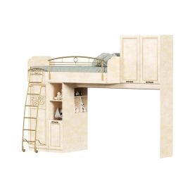 Alexandria LD.510020.000 M Attic Bed (Leather Lento/Rustica )