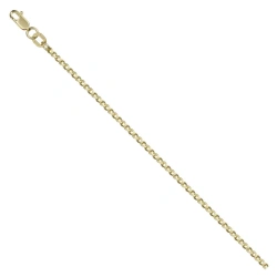 585 yellow gold Gourmet cordino chain with diamond facet NC15-069 0.6MM 50SM 6.79G 6.79G