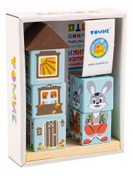 Cubes on a stick "Bunny" (7 pieces), Item No. 4545-2